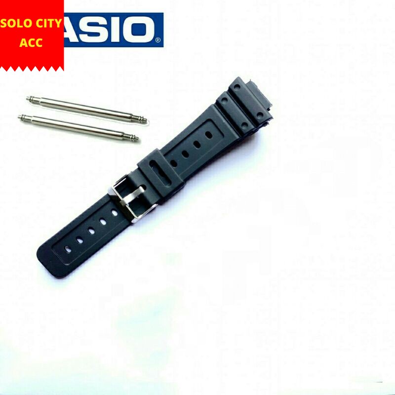 Strap Tali Jam Casio DW5600-BB-1DR DW-5600-BB-1DR Strap Jam Casio DW5600-BB-1DR Free Pen