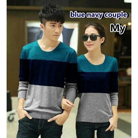  BAJU  RAJUT COUPLE  01 DENIM  Sweater Rajut Couple  Baju  