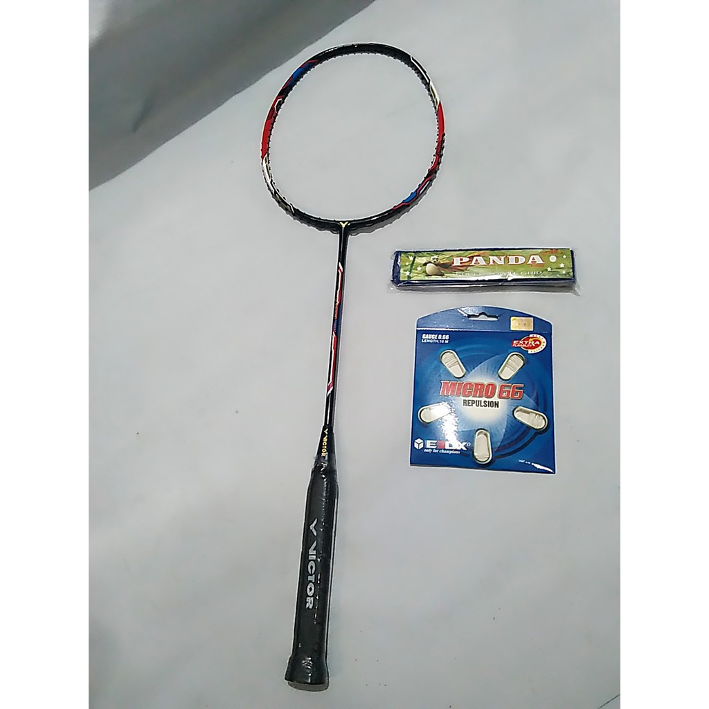 Raket Badminton Victor Hypernano X900 Terbaru Bonus Tas Senar dan Grip