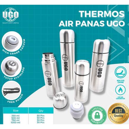 Best Product Ugo Termos Vacuum Air Panas Susu Bayi Stainless Free Pouch Hot Cold - Paling Diminati