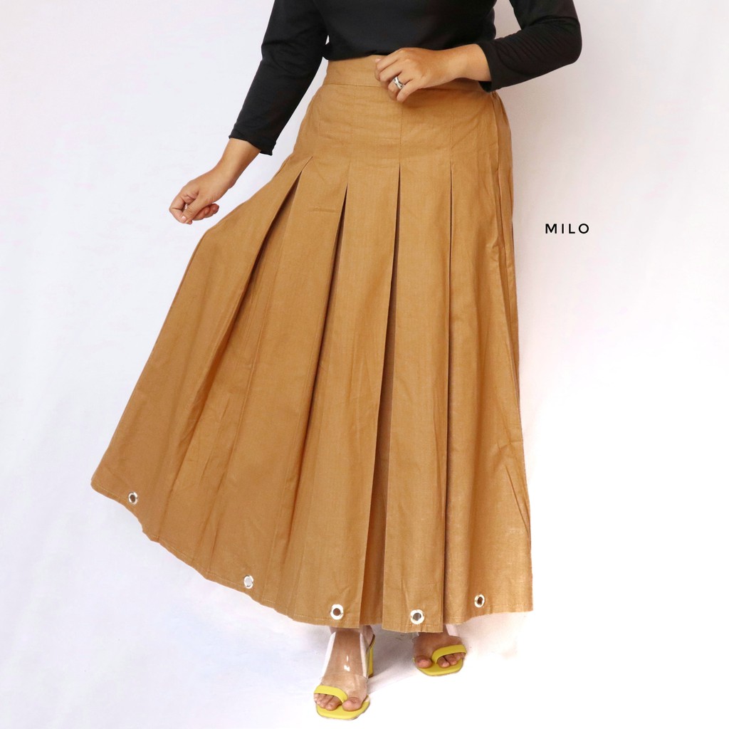 Rok ring original by Givi /Rok panjang rempel depan belakang RING