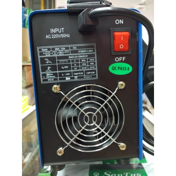 MESIN LAS RHINO MMA 120A / TRAVO LAS RHINO 120A / BLACK RHINO 120 A