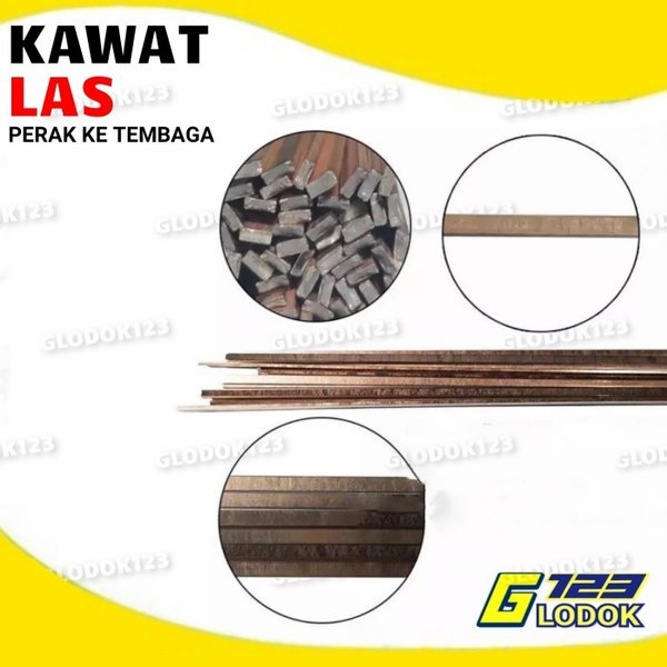 Kawat Perak Las Tembaga Pipa AC Kulkas Welding Brazing Alloy Harris 0