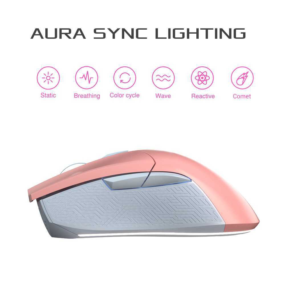 ASUS ROG GLADIUS II ORIGIN PINK - Optical Gaming Mouse PNK P504 LTD