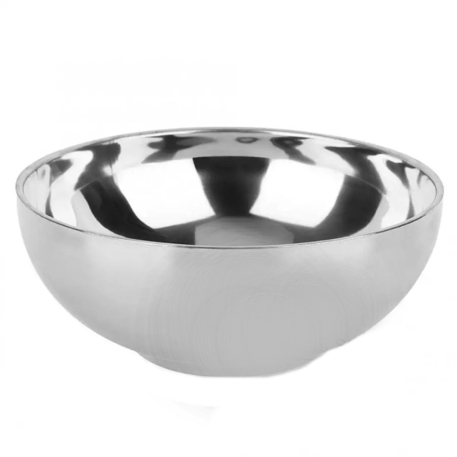 FUTAKO  Mangkok Korea Stainless Tebal Mangkuk Double Wall Bowl