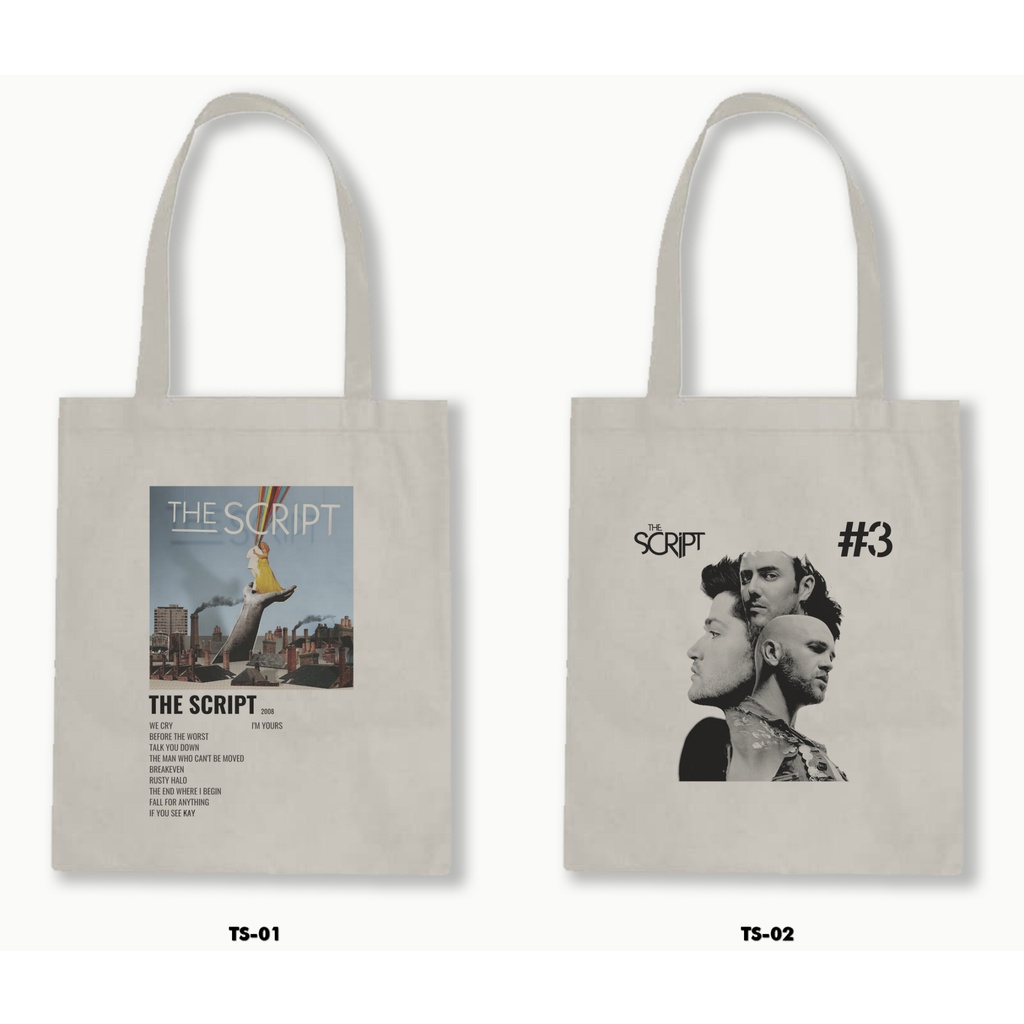 TOTE BAG BLACU - THE SCRIPT