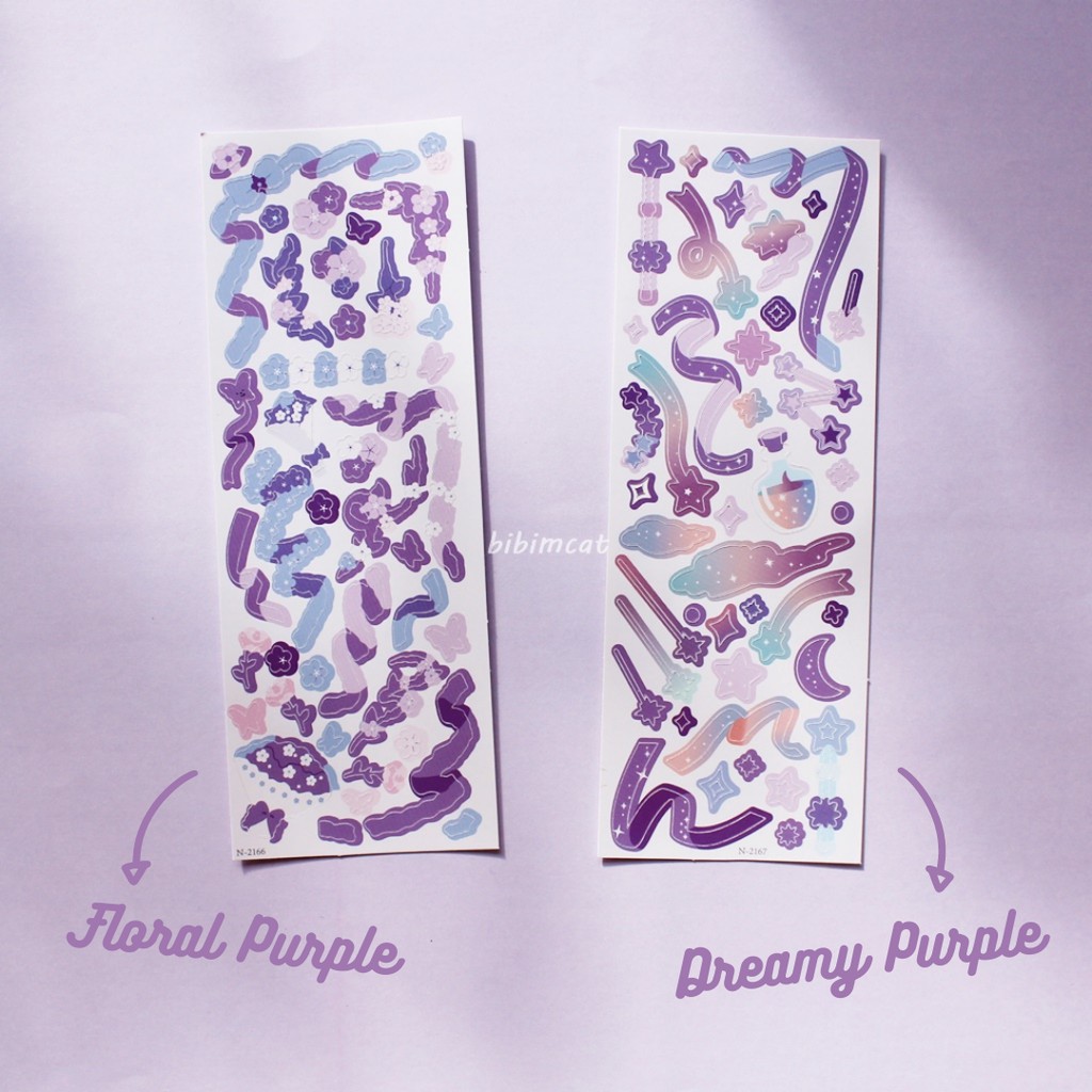 Journaling Ribbon Confetti Deco Sticker / Sticker Dekorasi Photocard-2
