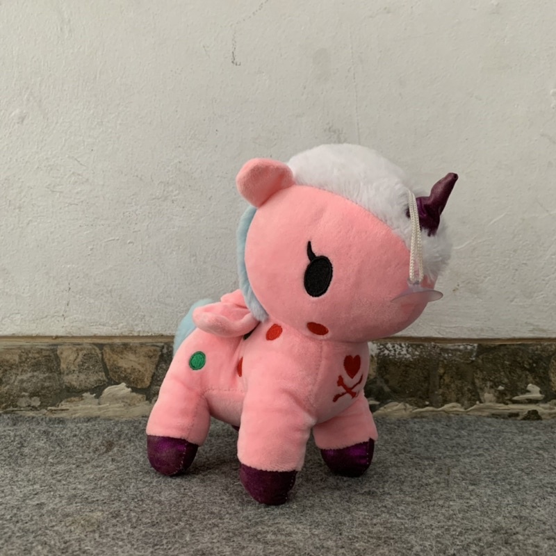 [MAINAN ANAK] BONEKA KUDA PONI PINK//GANTUNGAN KACA