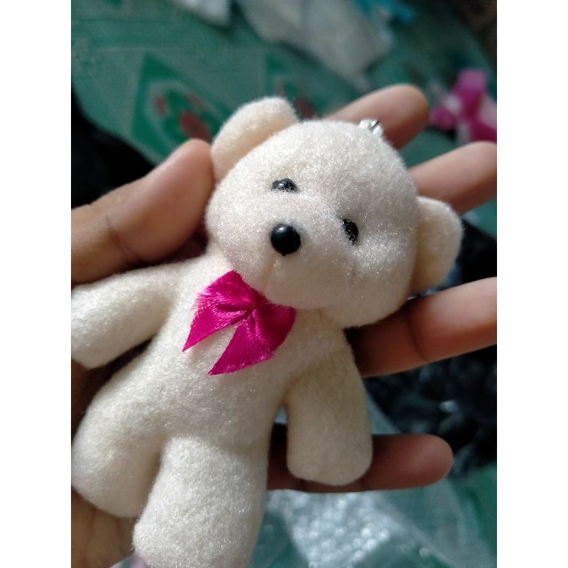 boneka beruang mini / boneka gantungan tas/ gantungan kunci / boneka beruang murah