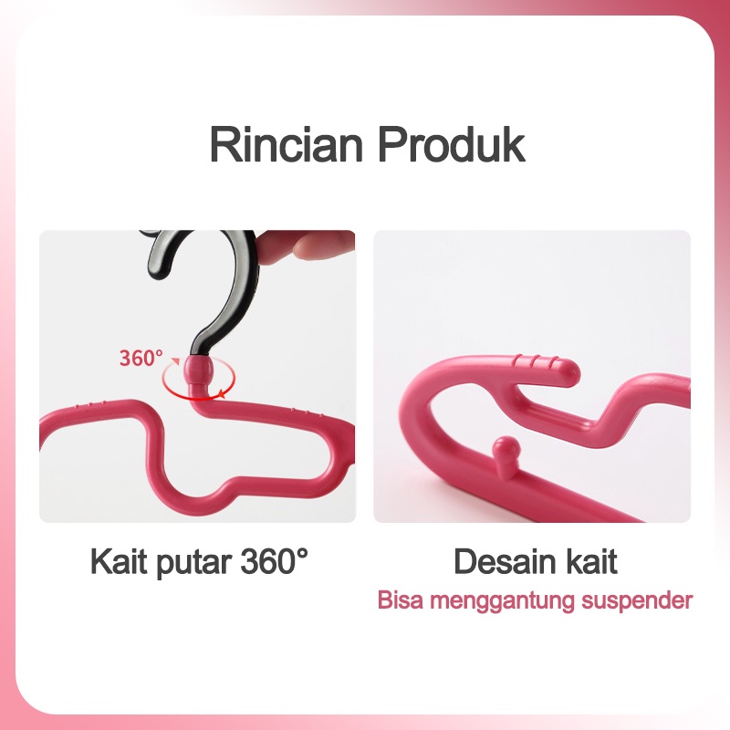 Hanger Setelan Anak/Hanger Baby Display Anak/Gantungan kartun anak-anak L291