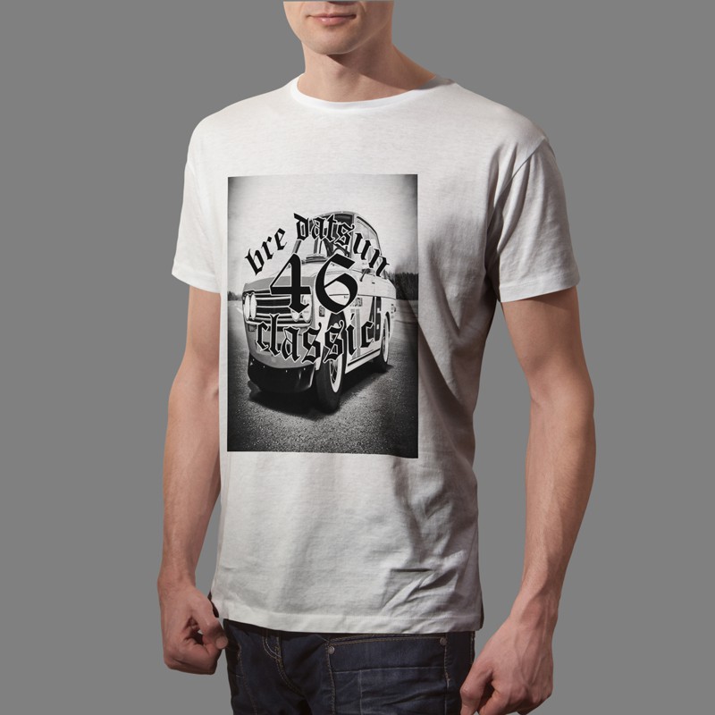 Kaos Bre 46 Cassic Datsun Tshirt Casual Bahan Katun Unisex T-Shirt