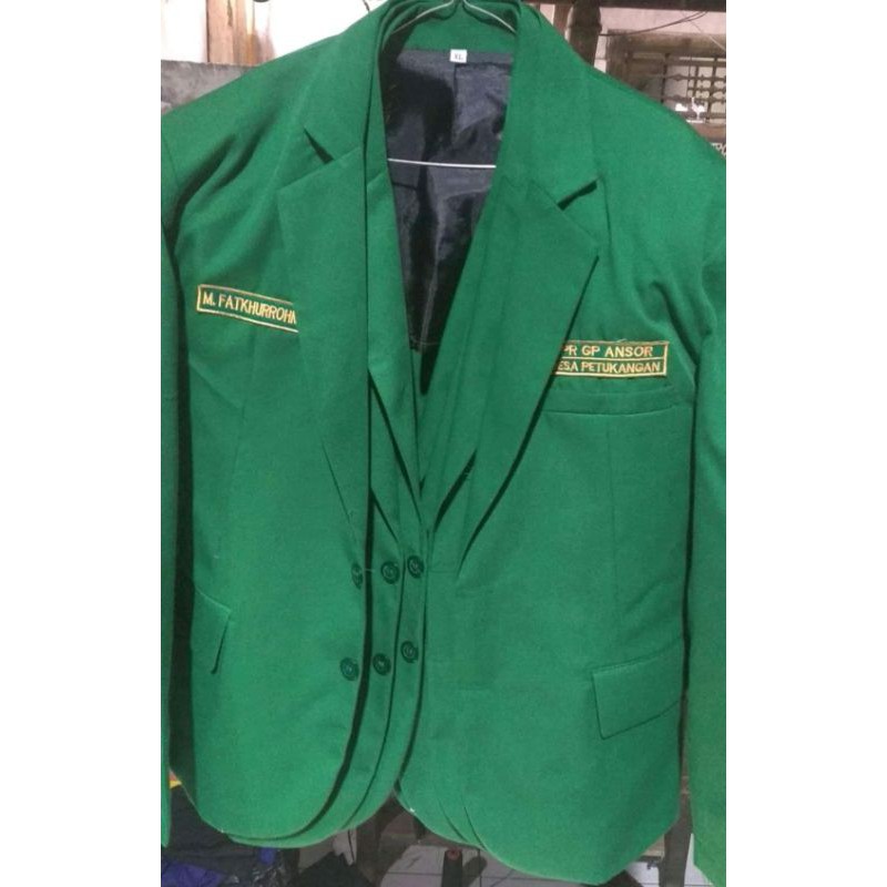 JAS ANSOR / JAZ ANSOR, ATRIBUT ANSOR BANSER, ATRIBUT NU, jas ansor panjang, jas ansor soekarno, jas 