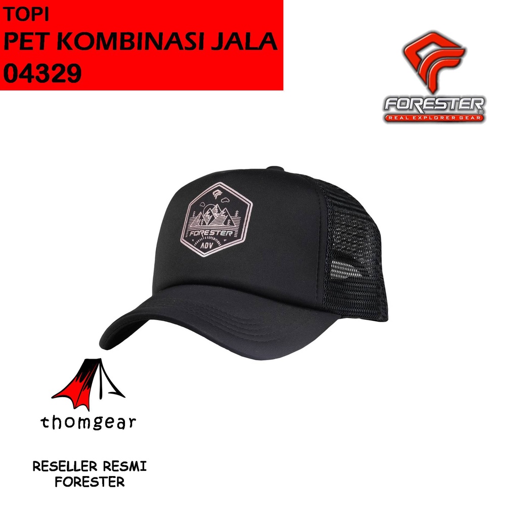 Thomgear Forester Tf 04329 Topi Original Forester Topi Pet Kombinasi Jala