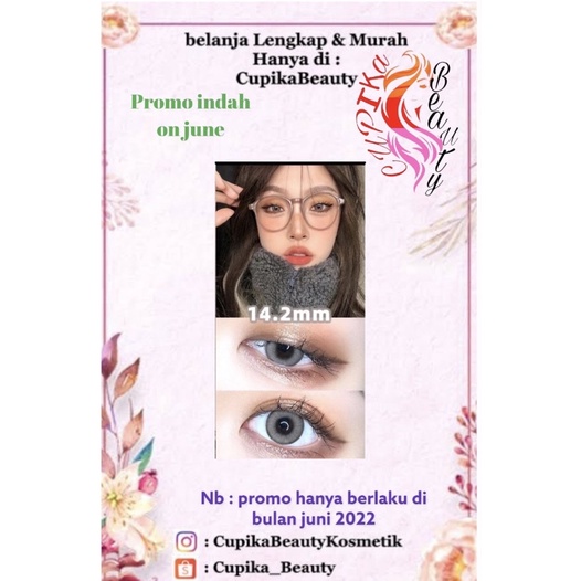 [ c.111 ]new softlens dm 14.2 mm tahan 6 bulan import