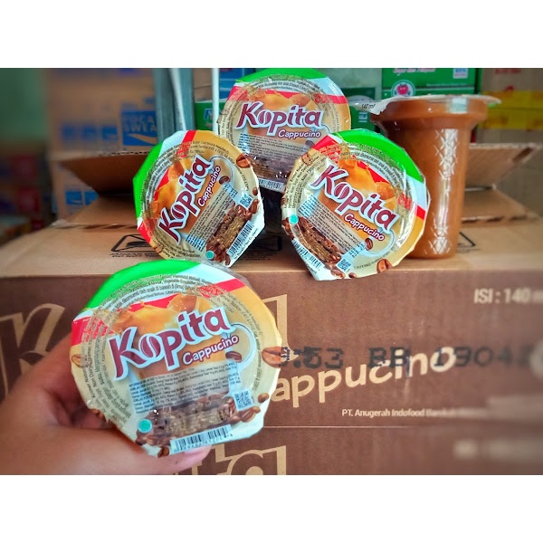 

KOPITA CAPPUCCINO KOPI CAPUCINO 1 DUS ISI 24 CUP GELAS KOPI