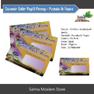 Promo Souvenir Dzikir Pagi dan Petang Lipat   Pustaka At Taqwa t erbatas