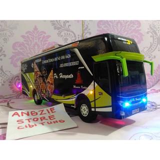 Jual Miniatur Bus Bis Haryanto Wayang JB3+ Lampu Indonesia|Shopee Indonesia