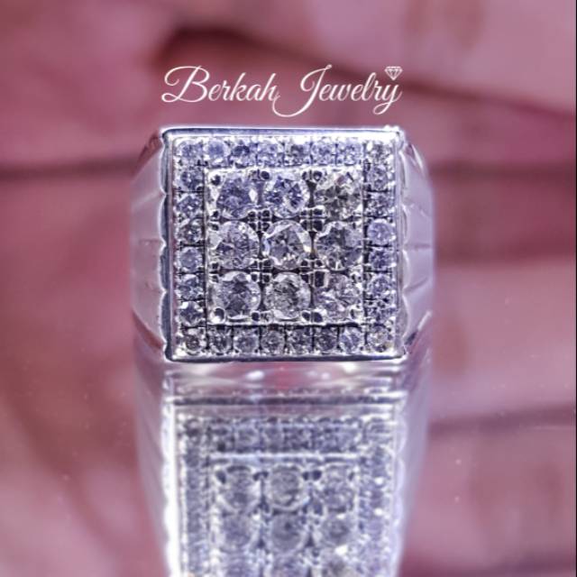 Cincin PRIA EMAS BERLIAN 1,22 Carat Asli Natural Diamond Sertifikat