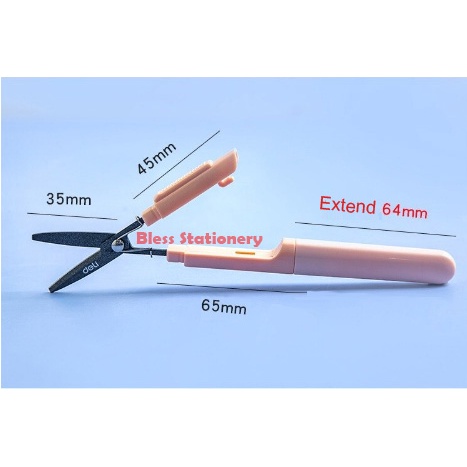 

HJK Deli Gunting Portabel gunting kecil gunting mini gunting lipat Portable Scissors