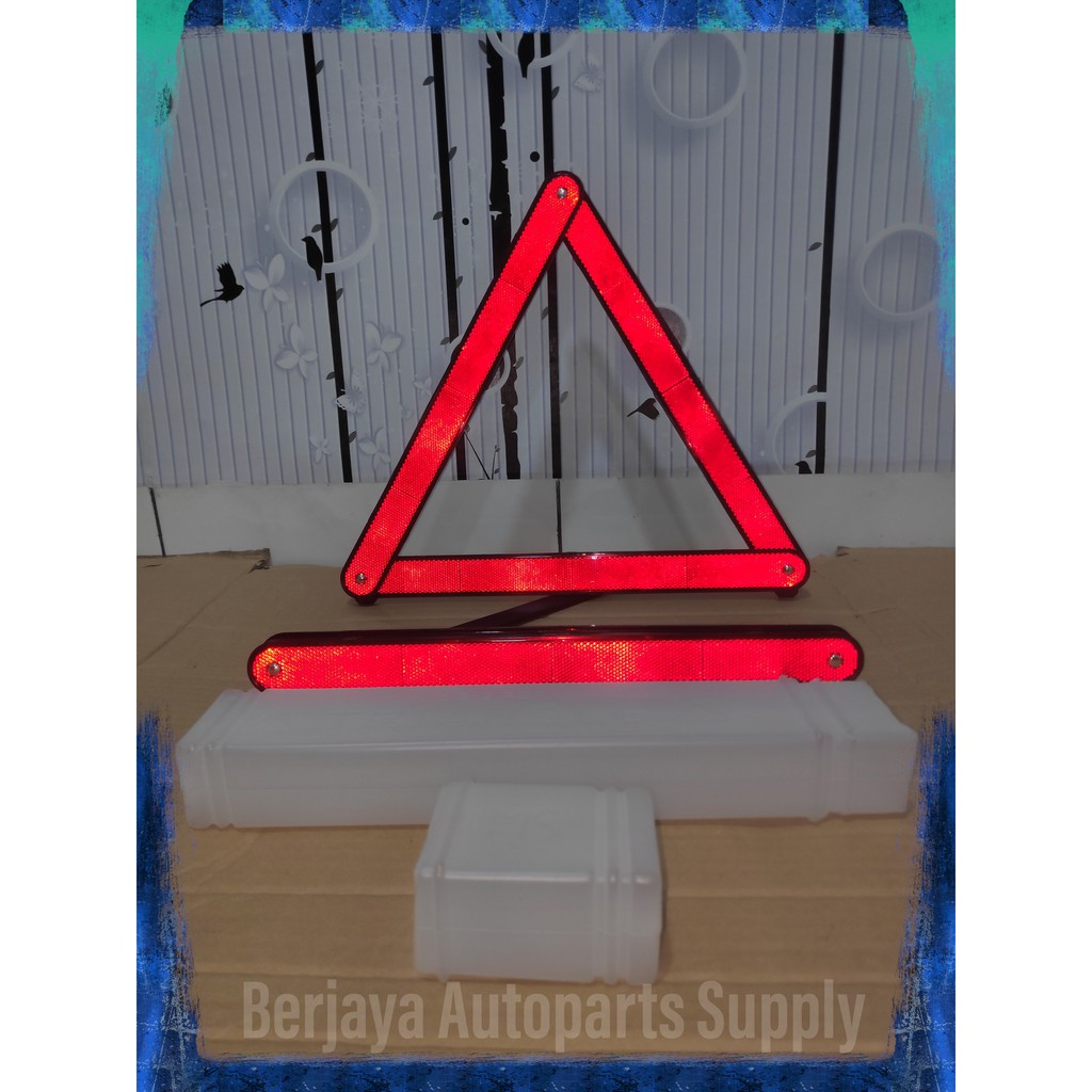Segitiga Pengaman mobil Reflector SG-3REF  1 SET (2 Pcs)