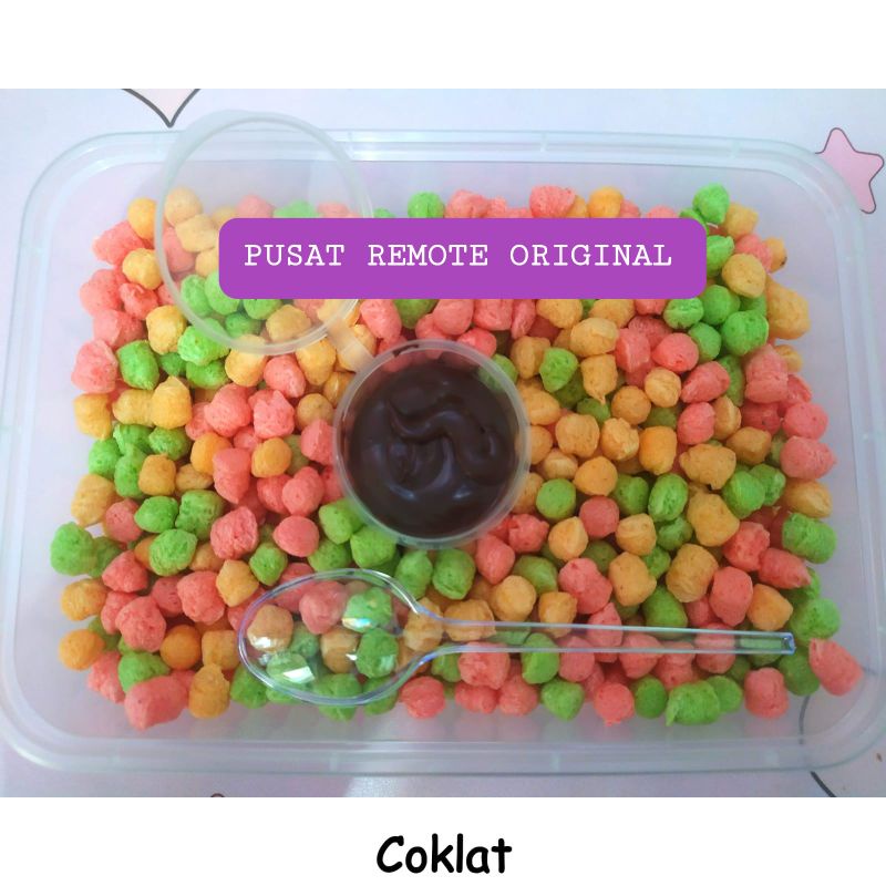 TERMURAH NYAM NYAM RICE CRISPY BOX 500 ML COKELAT STRAWBERRY TARO TIRAMISU