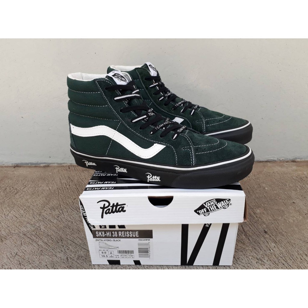 BLS PROMO SEPATU VANS SK8 HI REISSUE PATTA HYDRO BLACK PREMIUM WAFFLE ICC SEPATU KETS HIGH QUALITY | Shopee Indonesia