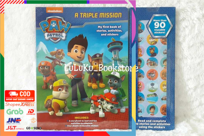 

✨ BISA COD ✨ Buku Stiker Anak Edukasi Paw Patrol