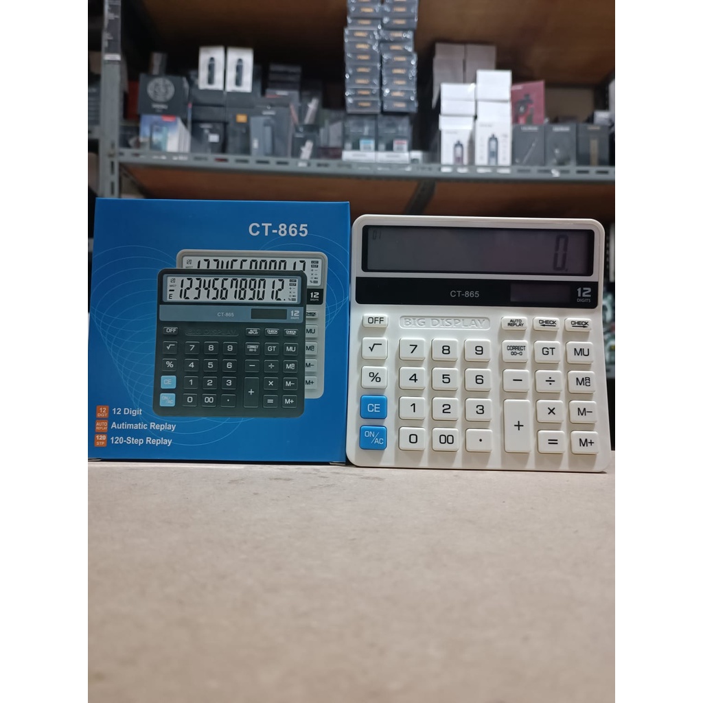 Kalkulator CITIZEN CT 865 calculator CT-865 kasir alat hitung menghitung