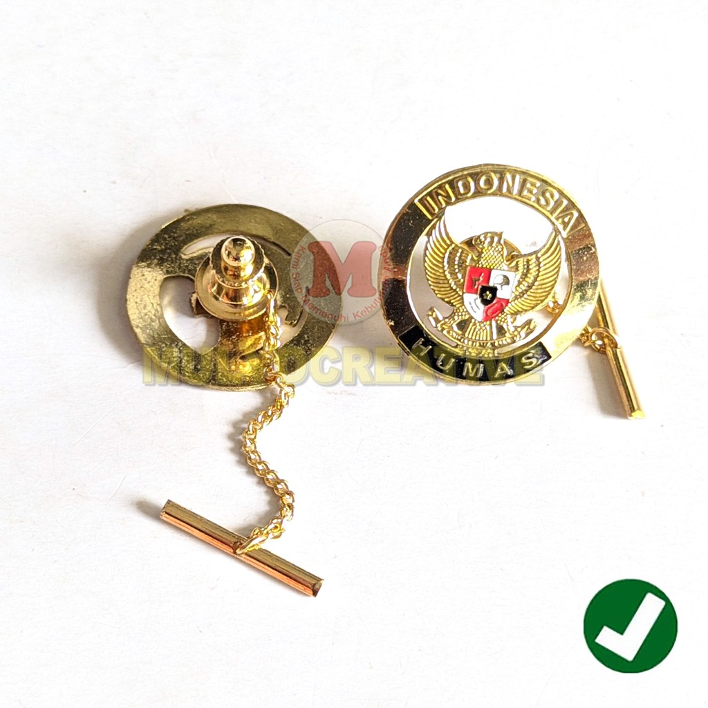 Pin Garuda Humas Pengait Jambu Rantai Pin Humas Hitam Murah