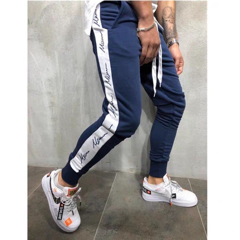 CELANA JOGGER PANTS PRIA COWOK JOGER PANJANG ROCKET FASHION TRAINING OLAHRAGA MOTIF