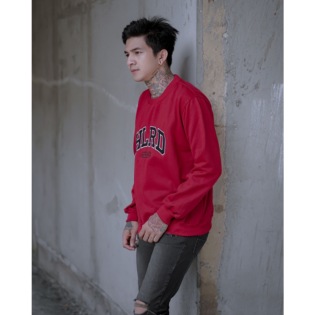 AUTHENTIC HOLYRIDER SWEATER MARUN // Sweatshirt Sweater Bordir Original