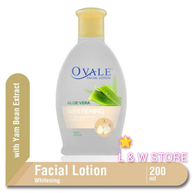 OVALE FACIAL LOTION WHITENING BENGKOANG 60ml/100m &amp; 200ml