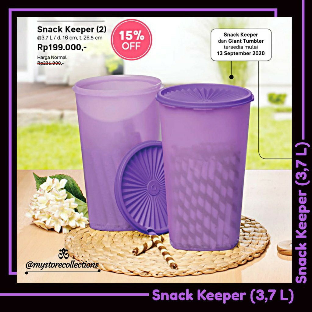 Snack Keeper Purple - Toples Ungu Tupwr