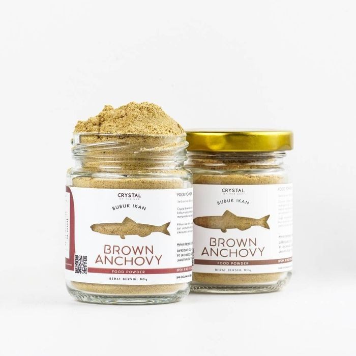 

Crystal of the Sea Brown Anchovy Food Powder - 80gr & 20gr