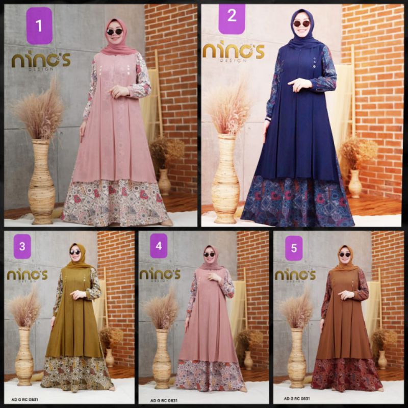 GAMIS WANITA CANTIK AD G RC 831 NEW COLLECTION BY NINOS.DESIGN/#5