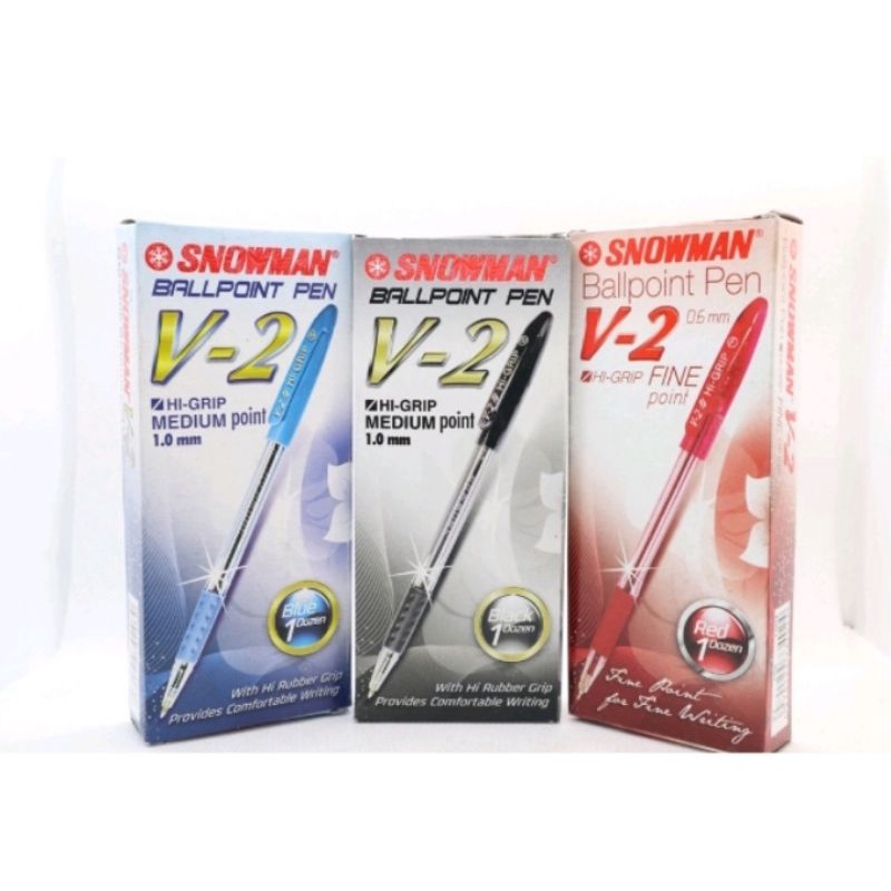 

Pulpen / Pen / Pena Snowman V-2 (12pcs)