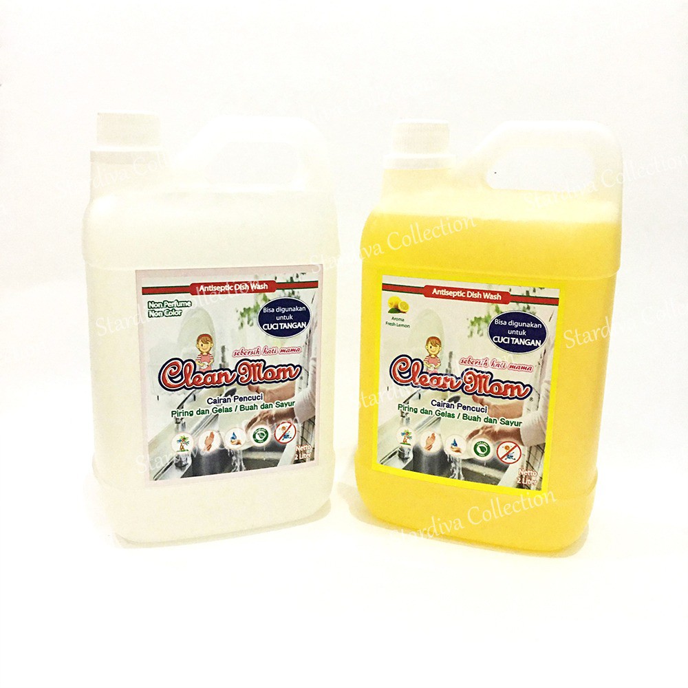 Antiseptic Dish Clean Mom Sabun Pencuci Piring/Buah/Sayur (Bisa Untuk Cuci Tangan)