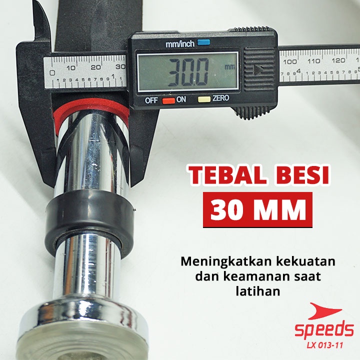 SPEEDS Pull Up Bar Push Up Bar Alat Olahraga Fitness Door Chinning Bar Pull Up Iron Gym 013-11-1