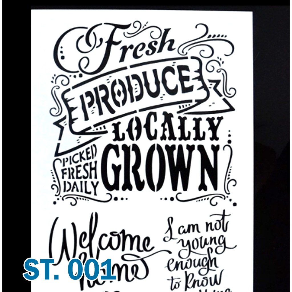 

Stencil Tema Vintage Untuk dekorasi decoupage dan scrapbook (ST.001-ST.004)