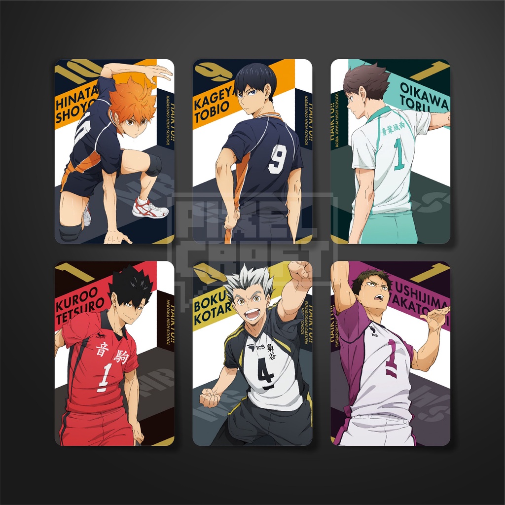 Photocard Karakter Anime Haikyuu Ver. 2