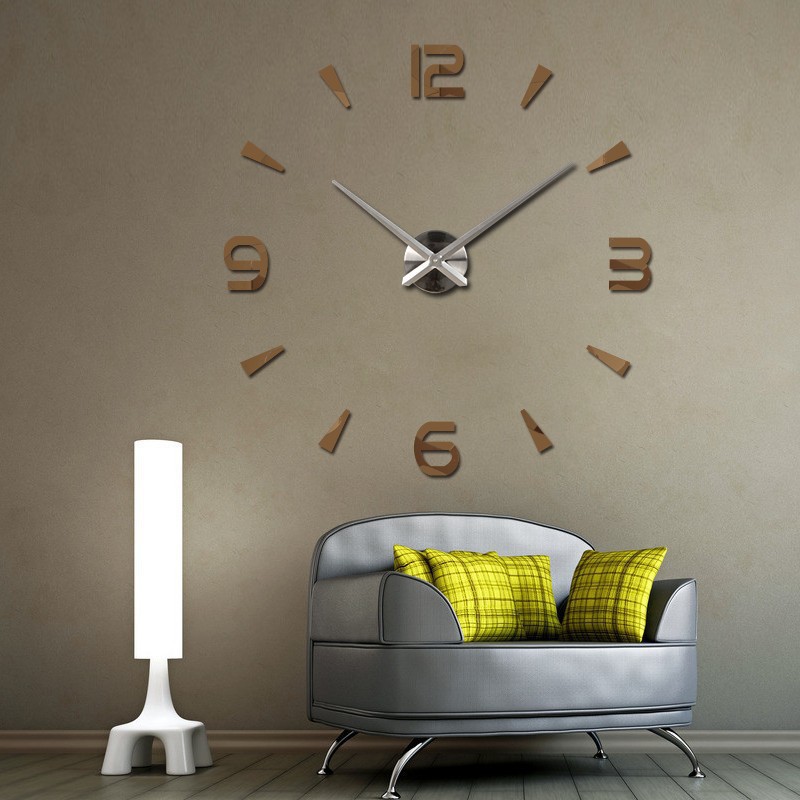 Grab medan Jam Dinding Besar DIY Giant Wall Clock Quartz Creative Design 80-130cm - DIY-104