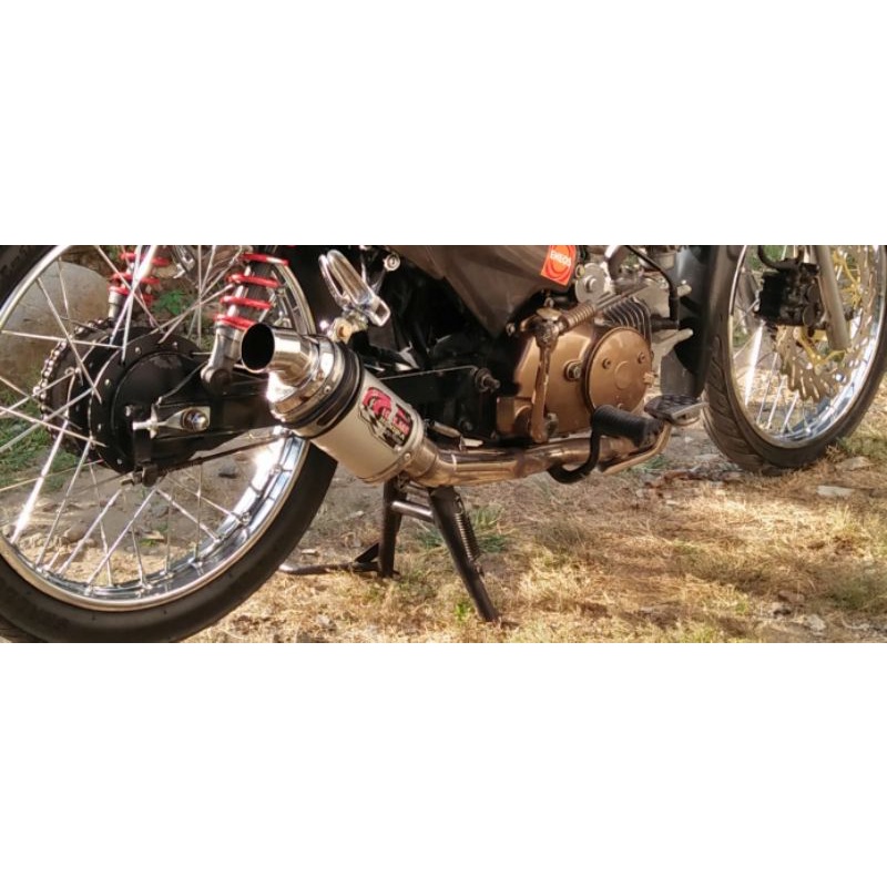 Knalpot Racing Helmi Hendra untuk Karisma / Supra 125.