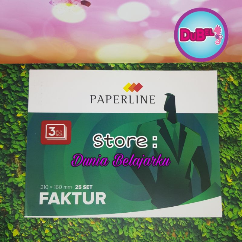 

Nota Faktur Paperline 3 ply / Buku Faktur Paperline 3 Rangkap / Porporasi (210x160mm) [1 Buku isi 25 Set NCR]