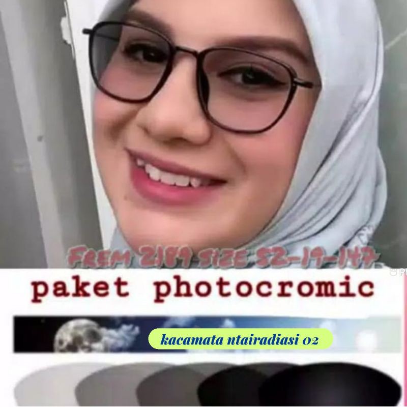 KACAMATA MINUS + LENSA PHOTOCROMIC | FREM LENTUR | KACAMATA WANITA | KACAMATA MINUS | KACAMATA