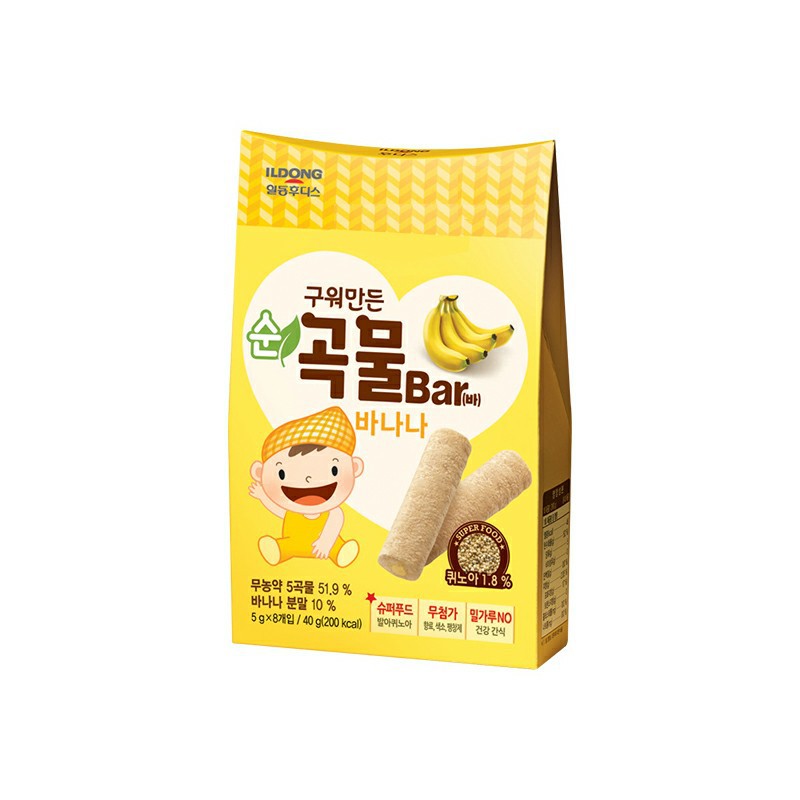 ILDONG Quinoa snack bar BANANA baby snack bayi korea import