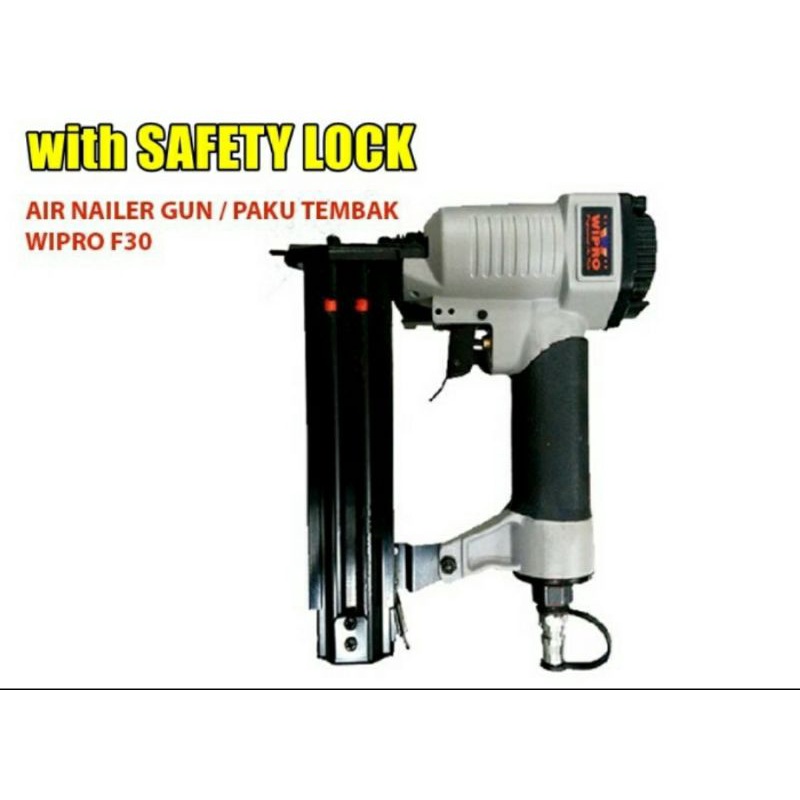 Jual Mesin Paku Tembak WIPRO F30/ Air Nailer Wipro Dengan Pengaman ...