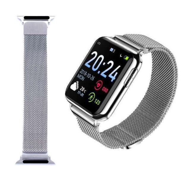 Strap Magnetic Watch ​Jam Gelang 40 41 42 Rantai Milanese 45 38 iWatch Seri 1 2 3 4 5 SE 7