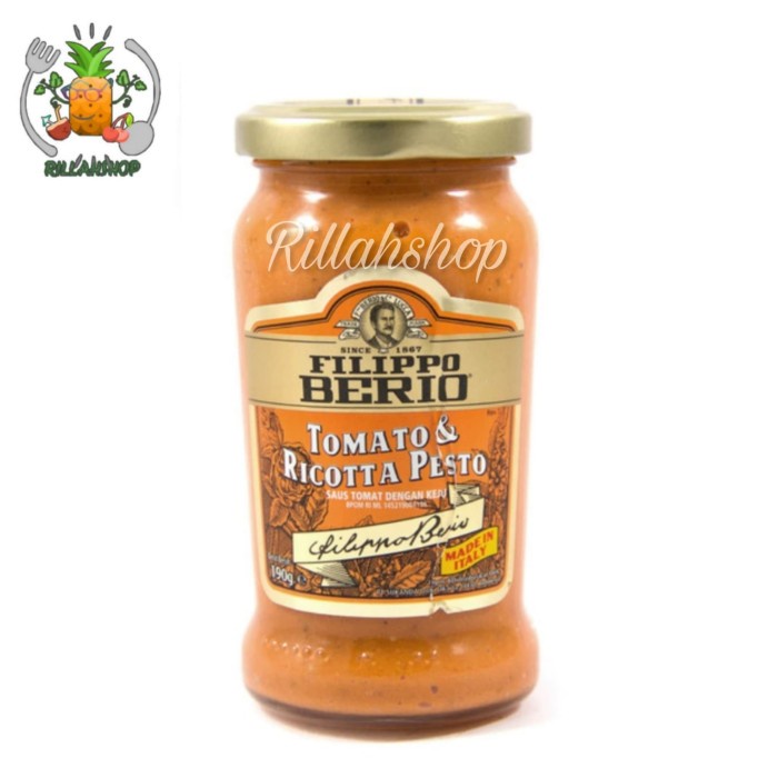 

Saus Pasta Filippo Berio Tomato and Ricota 190g