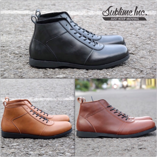 Sepatu Boots Casual Brodo Kulit