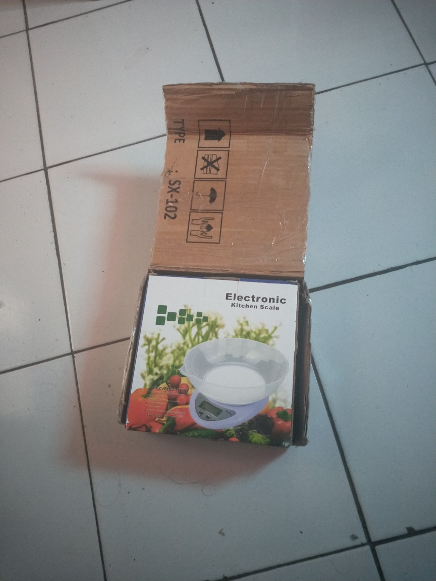 Timbangan Mangkok Digital Dapur, Kue, Roti 5kg 7kg 10kg - Kitchen Bowl Scale